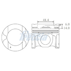 Píst FRECCIA FP23-102350