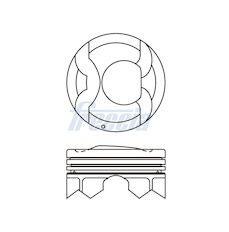 Píst FRECCIA FP23-103300