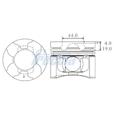 Píst FRECCIA FP23-104450