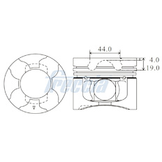 Píst FRECCIA FP23-104500