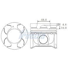 Píst FRECCIA FP23-104800