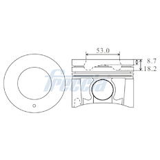 Píst FRECCIA FP23-105100