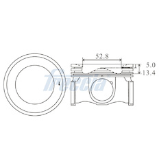 Píst FRECCIA FP23-106800