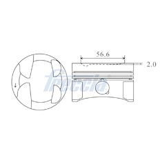 Píst FRECCIA FP23-107050