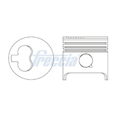 Píst FRECCIA FP23-107100
