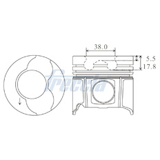 Píst FRECCIA FP23-107600