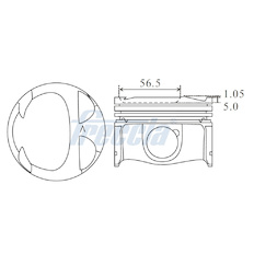 Píst FRECCIA FP23-108000