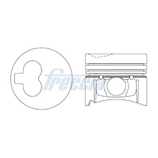 Píst FRECCIA FP23-108300