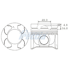 Píst FRECCIA FP23-108800