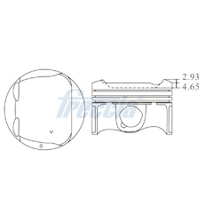 Píst FRECCIA FP23-108900
