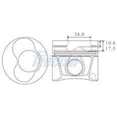 Píst FRECCIA FP23-111000