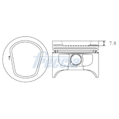 Píst FRECCIA FP23-111500