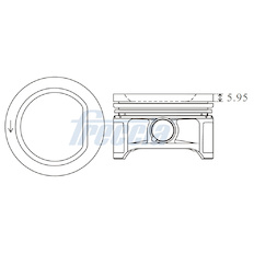 Píst FRECCIA FP23-111700