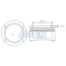 Píst FRECCIA FP23-112000