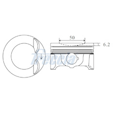Píst FRECCIA FP23-112100