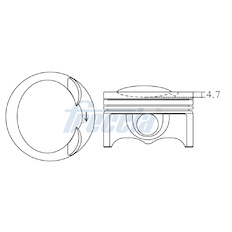 Píst FRECCIA FP23-112200