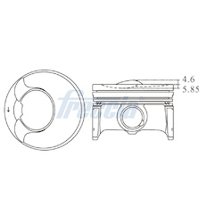 Píst FRECCIA FP23-112300