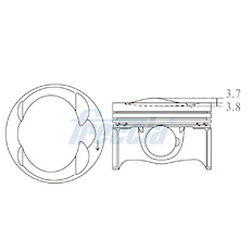 Píst FRECCIA FP23-112400