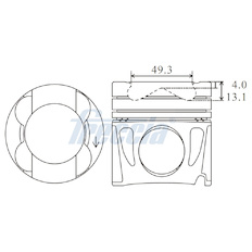 Píst FRECCIA FP23-112600