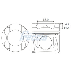 Píst FRECCIA FP23-112700