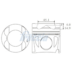Píst FRECCIA FP23-112800