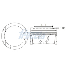 Píst FRECCIA FP23-113000