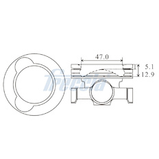 Píst FRECCIA FP23-113350