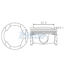 Píst FRECCIA FP23-113450