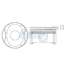 Píst FRECCIA FP23-113500