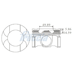 Píst FRECCIA FP23-113950