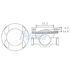 Píst FRECCIA FP23-114000
