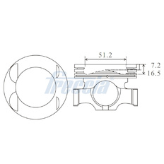 Píst FRECCIA FP23-114100