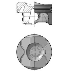 Píst KOLBENSCHMIDT 40089600