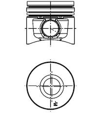 Píst KOLBENSCHMIDT 40101610