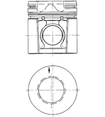 Píst KOLBENSCHMIDT 40235610