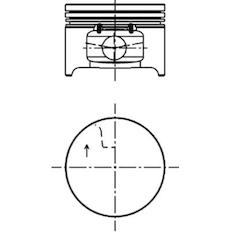 Píst KOLBENSCHMIDT 40277620