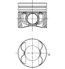 Píst KOLBENSCHMIDT 40776620