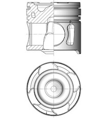 Píst KOLBENSCHMIDT 41255612