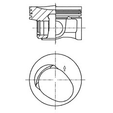 Píst KOLBENSCHMIDT 41257610