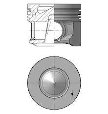 Píst KOLBENSCHMIDT 41265600