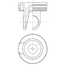 Píst KOLBENSCHMIDT 41759600