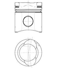 Píst KOLBENSCHMIDT 90578600