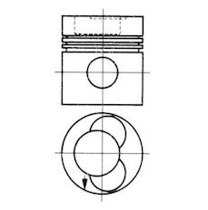 Píst KOLBENSCHMIDT 92581800