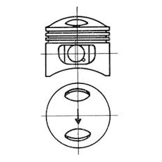 Píst KOLBENSCHMIDT 93014700