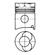 Píst KOLBENSCHMIDT 93052600