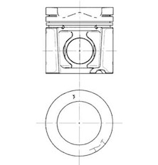 Píst KOLBENSCHMIDT 94405600