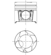 Píst KOLBENSCHMIDT 97458610