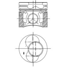 Píst KOLBENSCHMIDT 99850600