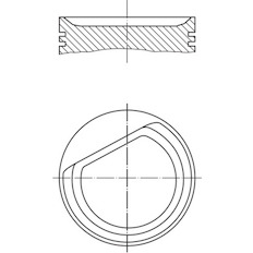 Píst MAHLE ORIGINAL 001 24 01