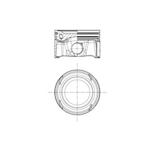 Píst MAHLE ORIGINAL 001 PI 00215 002